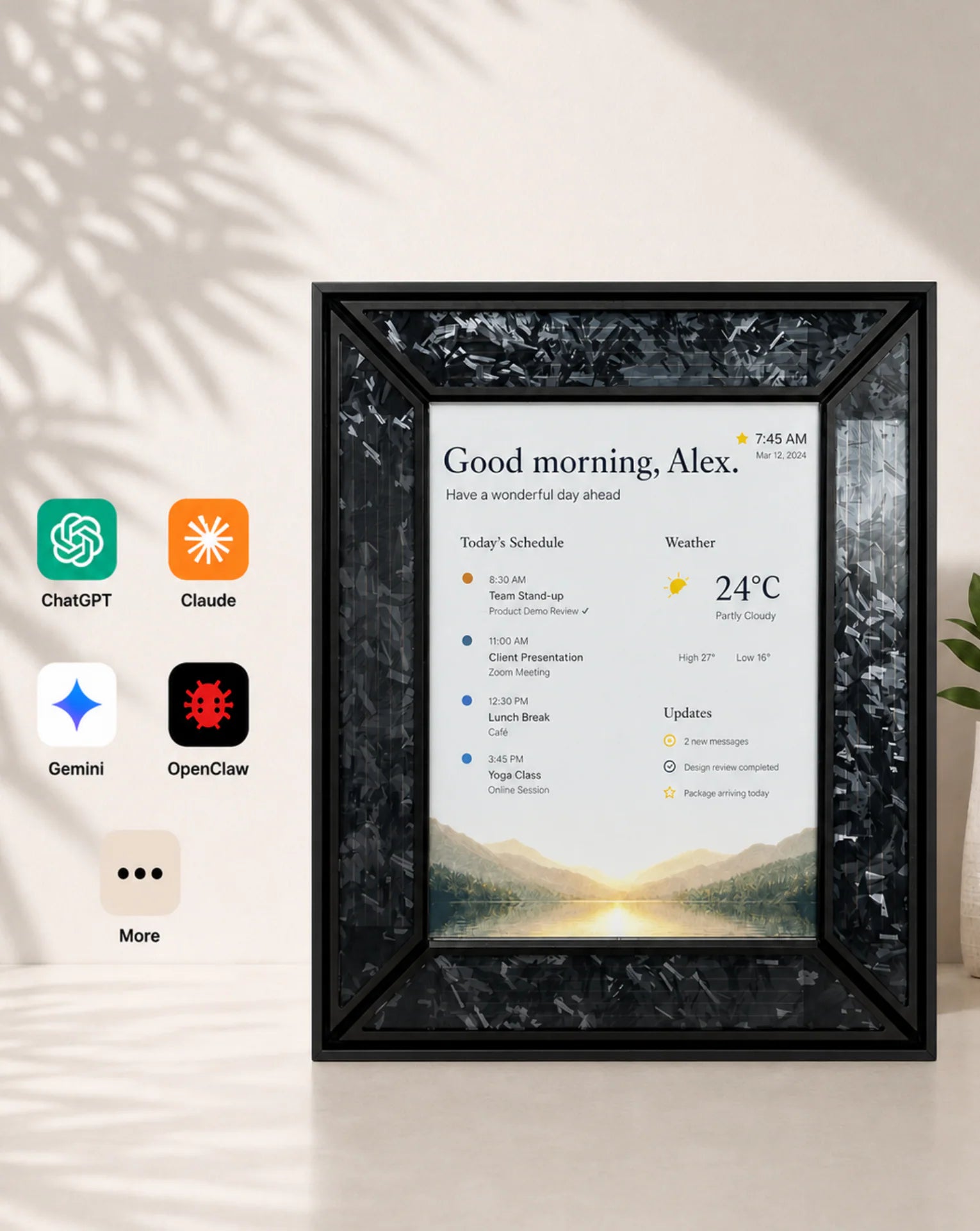 AI agents controlling an Inkanva information display through OpenAPI