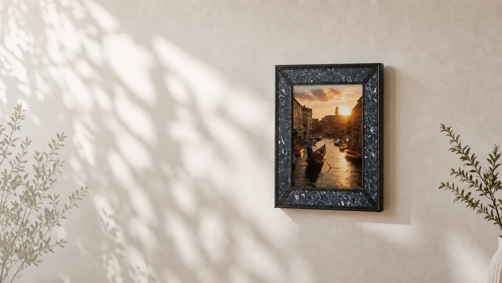 Inkanva self-charging AI E-Ink canvas in a sunlit interior